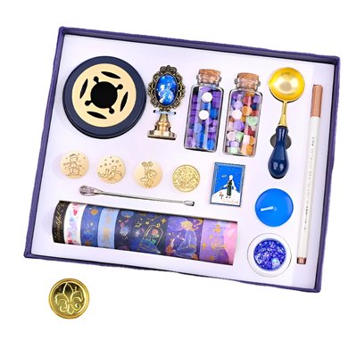 Набір для сургучної печатки Маленький принц 15 елементів Синій (УЦІНКА)