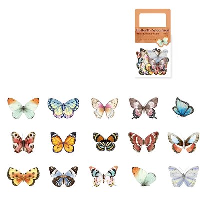 Набір стікерів Mr. Рaper Метелики коричневі 45 шт (MG064-0434)