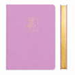 Записная книжка A5 в точку Лавандовый золотистый срез 160 г/м&sup2;