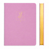 Записная книжка A5 в точку Лавандовый золотистый срез 160 г/м&sup2;