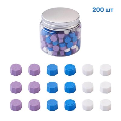 Набір сургуча в таблетках Синьо-фіолетовий 200 шт
