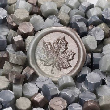 Сургуч для печатей Серебряный микс 100 шт