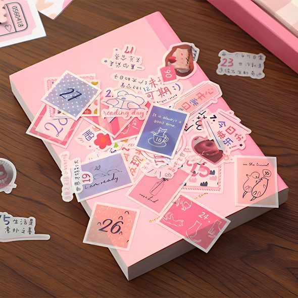 Набор материалов для скрапбукинга SIMNO My Sweet Heart 155 шт 18x23 см (XM2109LH-003AC)
