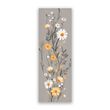 Двухсторонняя закладка LeoWhiteCat Полевые цветы 5х15 см