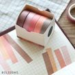 Набор из 5 разноцветных скотчей Cherry №4 Jiumo 5 м
