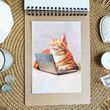 Листівка MriyTaDiy Котик айтішник 11х16 см