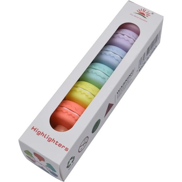Набір маркерів-хайлайтерів Macaron 6 шт