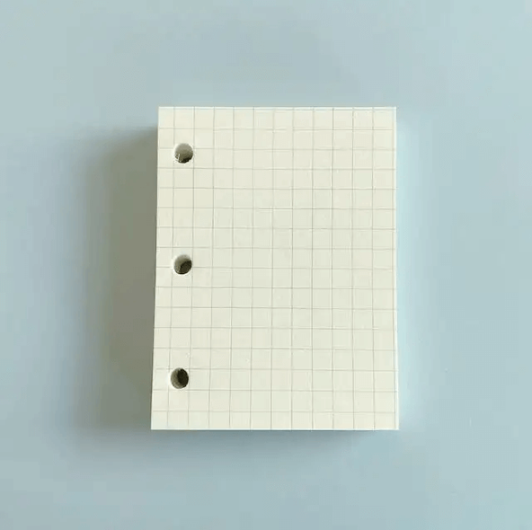 Папір для записів білий в клітинку з перфорацією 80 аркушів 6х8 см