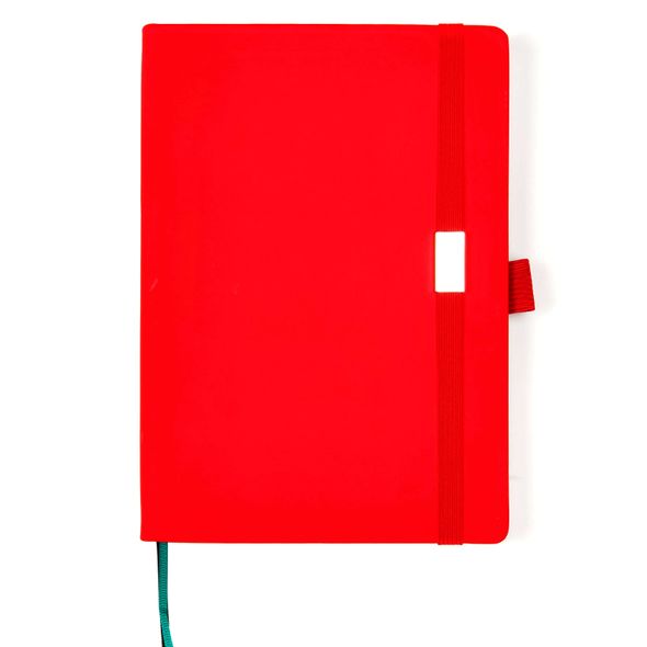 Красный блокнот в точку 15x21 см 160 страниц