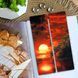 Двостороння закладка для книг MriyTaDiy ART-75 Червоне Небо 5х16 см