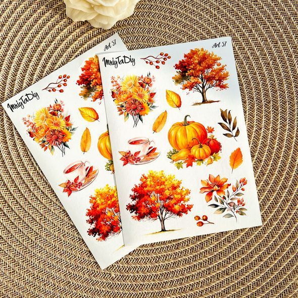 Сет наклейок MriyTaDiy Art №57 10х15 см