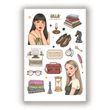 Сет наклейок Olla Artworld Dak Academia 10х15 см