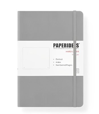 Блокнот в точку А5 PAPERIDEAS для Bullet Journal Серый (Grey)