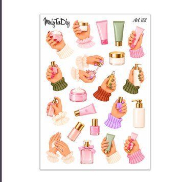 Сет наклейок MriyTaDiy Art 168 Крем 10х15 см