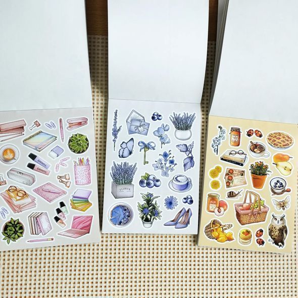Стикербук MRIYTADIY №8 456 стикеров для Bullet Journal 10х15 см