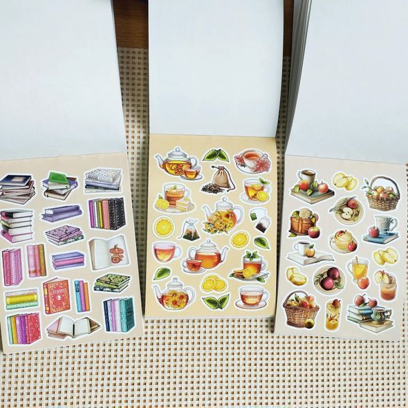 Стикербук MRIYTADIY №8 456 стикеров для Bullet Journal 10х15 см