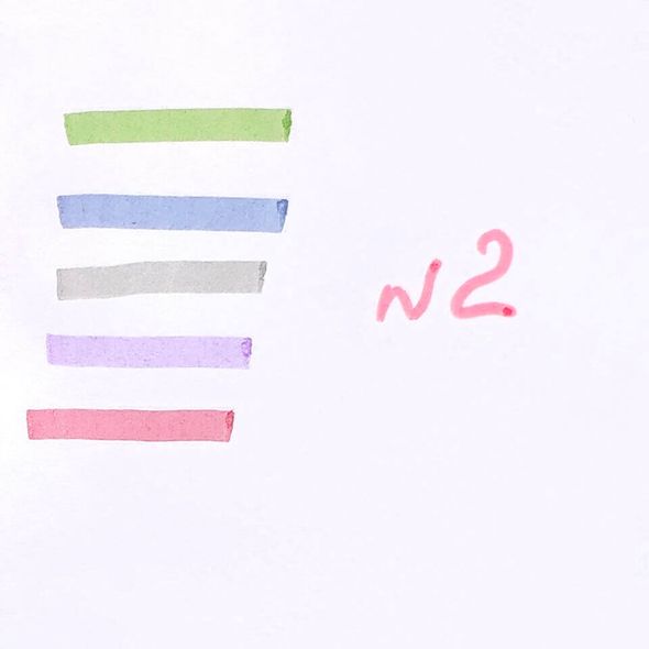 Zebra Mildliner набор маркеров 5 шт №2 холодные пастельные оттенки WKT7-5C-NC