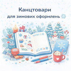 Канцтовари для зимових оформлень ❄️
