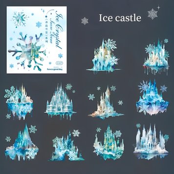 Набір стікерів Have a good day Ice Castle 10 шт (MHD-BJXJ001)