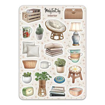 Сет наклеек MriyTaDiy Interior 10х15 см