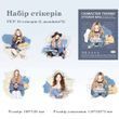 Набір стікерів Have a good day Лазурна мрія 10 шт (HGD-WRDN003)