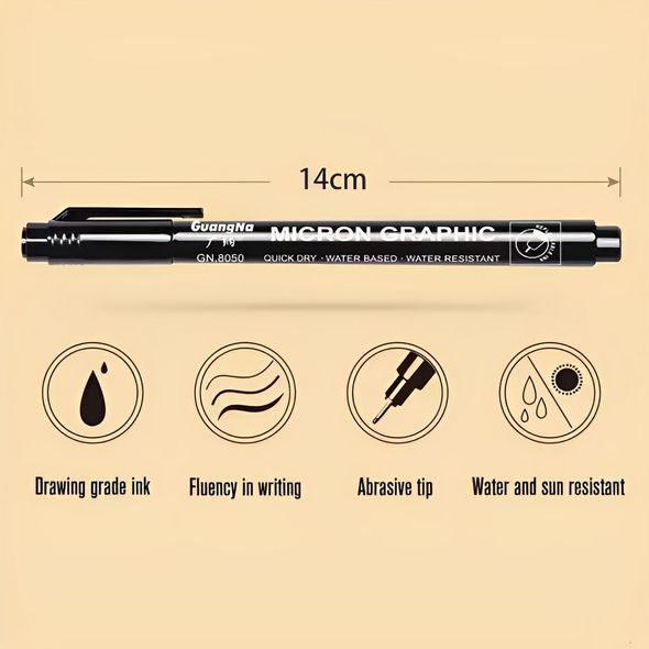 Лінер GuangNa 05 товщина лінії 0,45 мм (6971186411437-05)