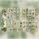 Набір стікерів Марки Квітковий сад 40 шт (YXTZB408)