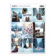 Сет стикеров картинок BuJoBox Winter vibes 15х21 см