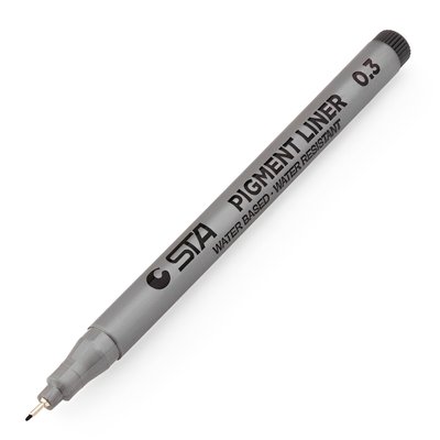 Лайнер ручка STA 0.3 толщина линии 0,3 мм
