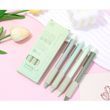 Набір чорних ручок Green Tea 0.5 мм 4 шт