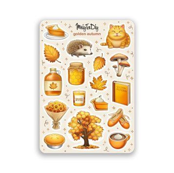 Сет наклеек MriyTaDiy Golden Autumn 10х15 см