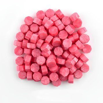 Сургуч в таблетках Рожевий 100 шт (WAX-100-29)