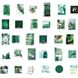 60 шт стікерів в форматі картинок YUXIAN 7*5 см Green (YXTZB162)