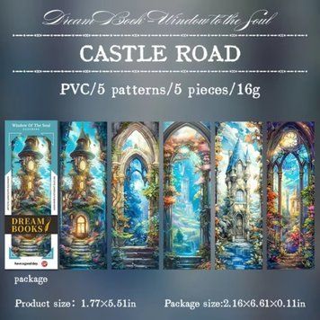 Закладки для книг Have a good day Castle road 5 шт (MHD-XLZC005)