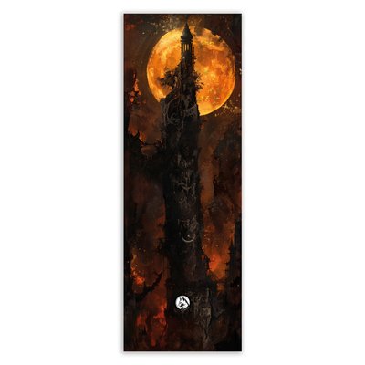 Двостороння закладка LeoWhiteCat Темний світ 5х15 см