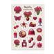 Сет наклейок MriyTaDiy Burgundy Mood 10х15 см