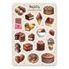 Сет наклейок MriyTaDiy Chocolate Mood 10х15 см