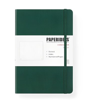 Блокнот у крапку А5 PAPERIDEAS для Bullet Journal Зелений (Green)