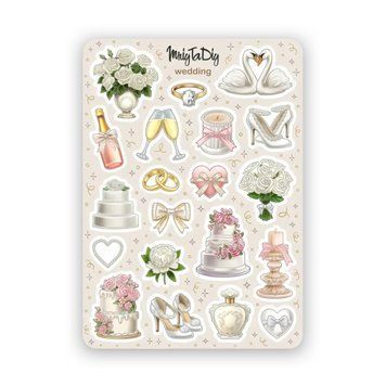 Сет наклеек MriyTaDiy Wedding 10х15 см