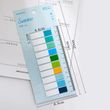 Стикеры-закладки для заметок Summer белые с цветным 10 цветов (6941731551222)