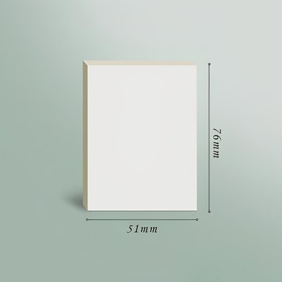 Набір прозорих стікерів для нотаток 5х7,5 см 50 шт (TWN-5-75)