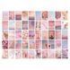 Мини стикербук Candy Poetry 50 наклеек 4х6 см Розовые (TS07A001)