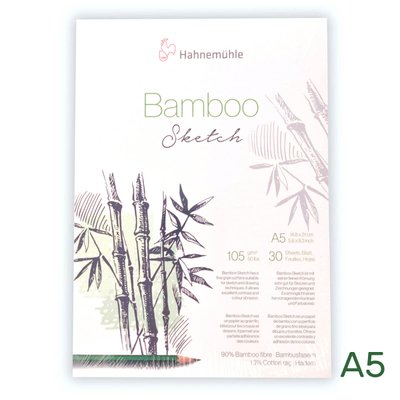 Скетчбук для малювання Hahnemuhle Bamboo альбом А5 30 аркушів 105 г/м² 21x14.8 см (10628560)