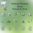 Набір стікерів Have a good day Кімнатні рослини 15 шт