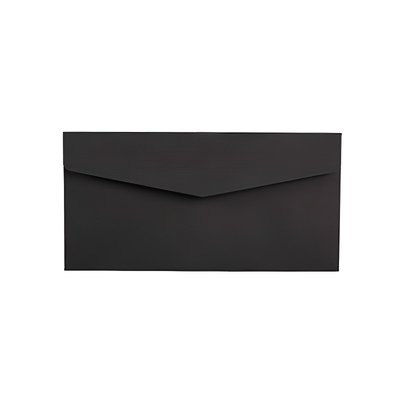 Конверт із крафт паперу Чорний 10Х22 см