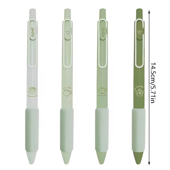 Гелевые ручки 0.5 мм Lopet набор 4 штук (LT1286)