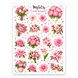 Сет стікерів ART STORY MriyTaDiy Pink Flowers 10х15 см