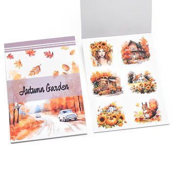 Стікербук 20 сторінок Autumn Garden 14.5х21 см (6976352902399)