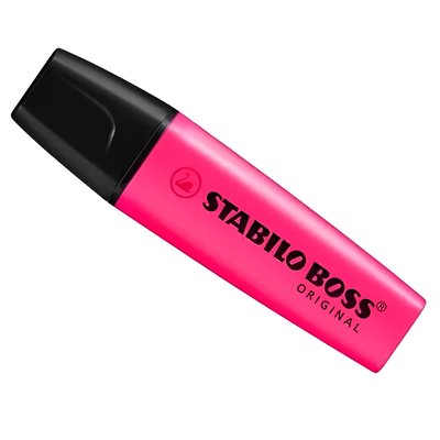 Маркер Stabilo Boss Розовый (4006381333696)
