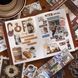 Набір матеріалів для скрапбукінгу SIMNO Coffee 147 шт 18x23 см
